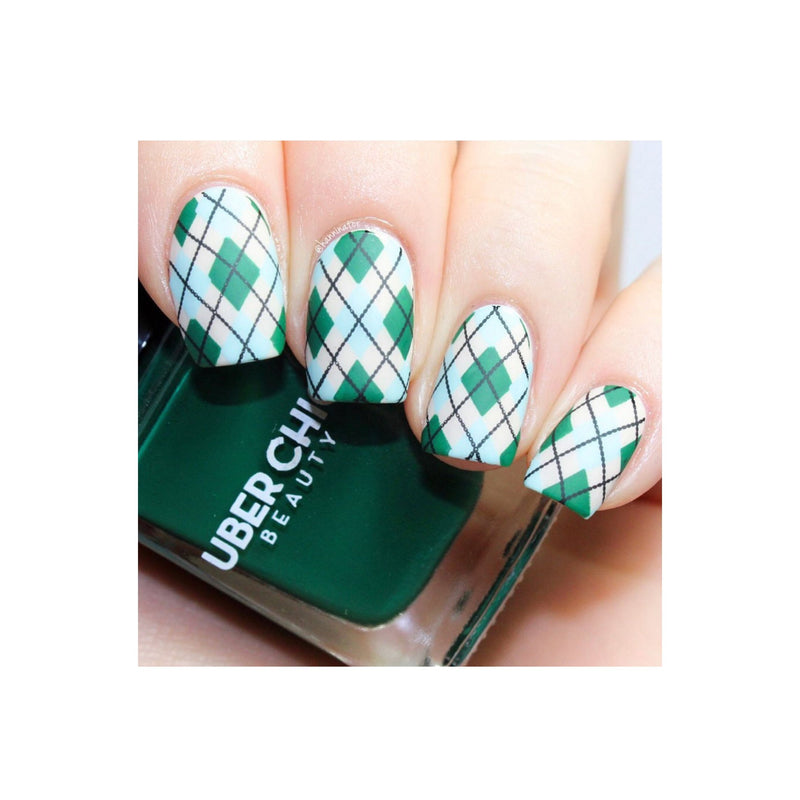 UberChic Beauty St Patrick's Day-03 Stamping Plate Black