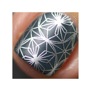 UberChic Beauty Luxe In Lines Stamping Plate Dark Slate Gray