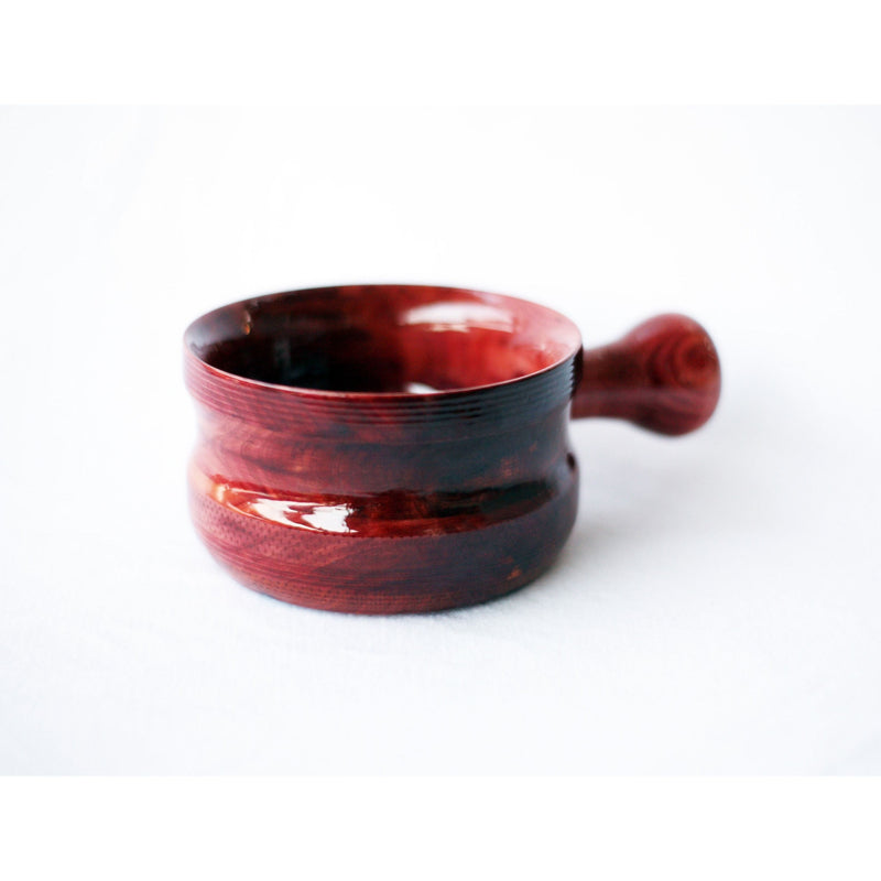 CreationsByWill Red Cedar Lather Mug Lather Bowl Dark Slate Gray