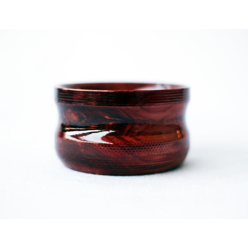CreationsByWill Red Cedar Lather Mug Lather Bowl White Smoke