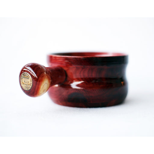 CreationsByWill Red Cedar Lather Mug Lather Bowl White Smoke