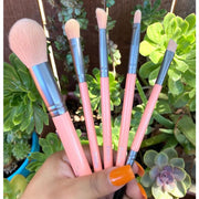 Prolux Cosmetics Ultra Pastel Brush Set brush Dark Slate Blue Peach