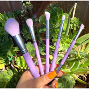Prolux Cosmetics Ultra Pastel Brush Set brush Dark Olive Green Light Purple