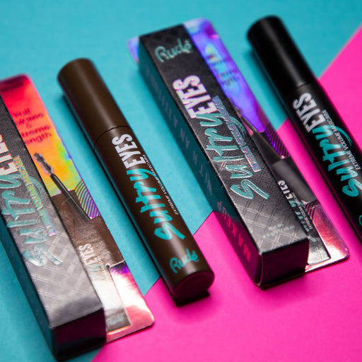 Rude Cosmetics Sultry Eyes - Extreme Full Volume Mascara Mascara Pale Violet Red Black,Brown