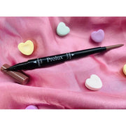 Prolux Cosmetics 2 in 1 Eyebrow Pencil eye brow pencil Pale Violet Red #1-Dark Brown,#2-Medium Brown