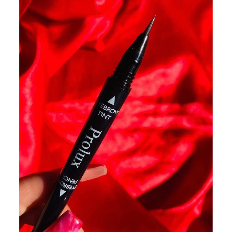 Prolux Cosmetics 2 in 1 Eyebrow Pencil eye brow pencil Red #1-Dark Brown,#2-Medium Brown
