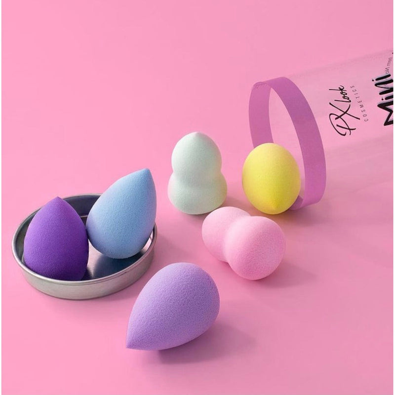 Prolux Cosmetics Mini Blending Sponge mini sponge Light Pink #1-Teal,#2-Pink