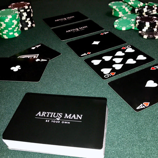 Artius Man Premium Playing Cards Playing Cards Black