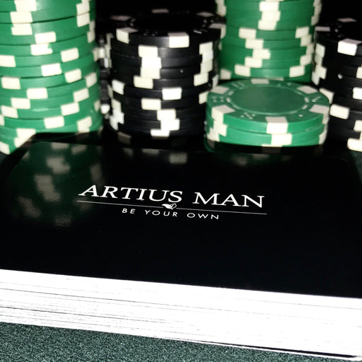 Artius Man Premium Playing Cards Playing Cards Light Gray