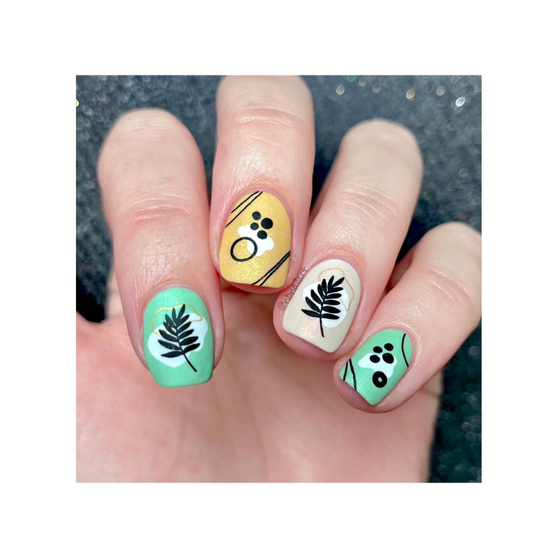 UberChic Beauty Mod Chic Garden Stamping Plate Wheat
