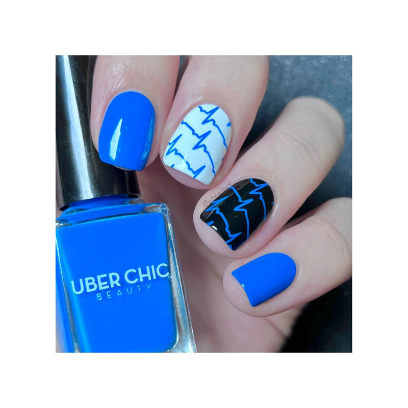UberChic Beauty Blue My Mind - Stamping Polish Stamping Polish Steel Blue