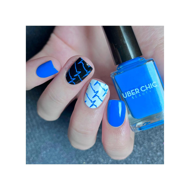 UberChic Beauty Blue My Mind - Stamping Polish Stamping Polish Slate Gray