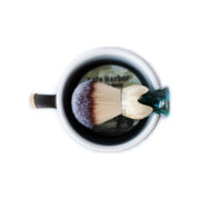 CreationsByWill Lather Mug - Ceramic Lather Bowl Light Gray
