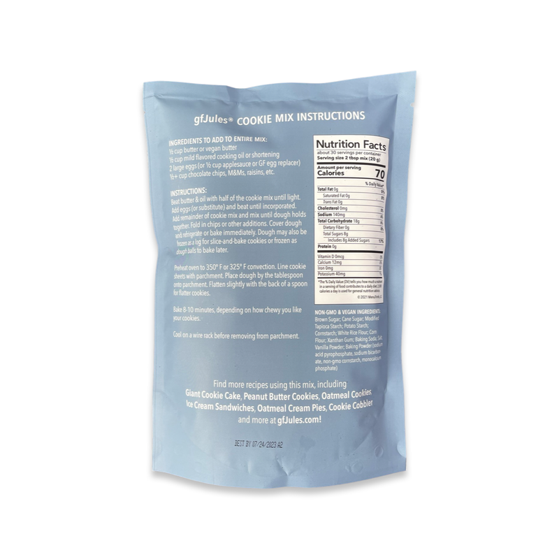 gfJules gfJules Gluten Free Cookie Mix White Smoke Pack of 1,Pack of 4,Case of 12