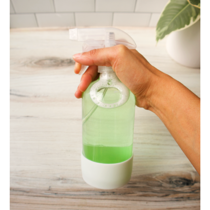Love of Earth Co. 16 oz Glass Spray Bottle Antique White