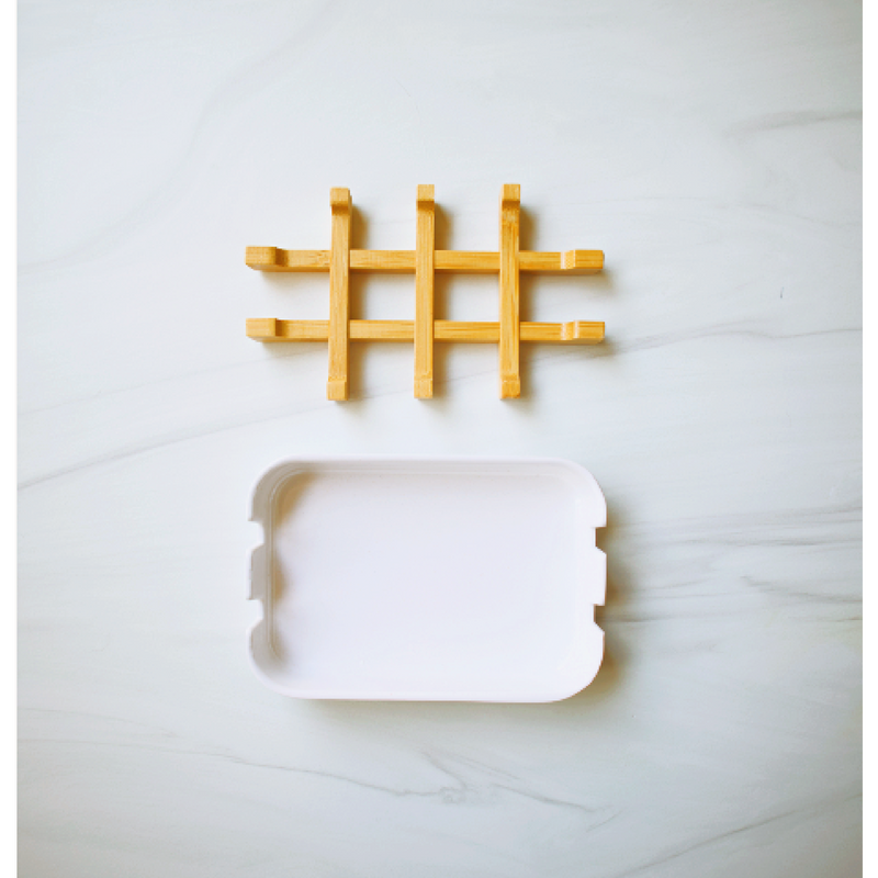 Love of Earth Co. Bamboo Soap Tray Lavender
