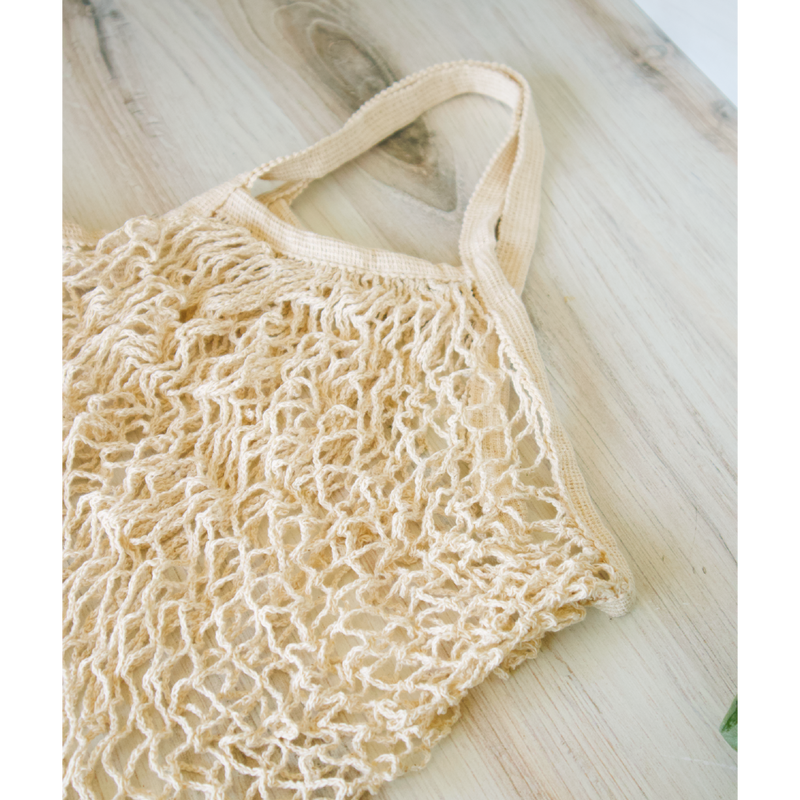 Love of Earth Co. LARGE Mesh Cotton Produce Bags Tan
