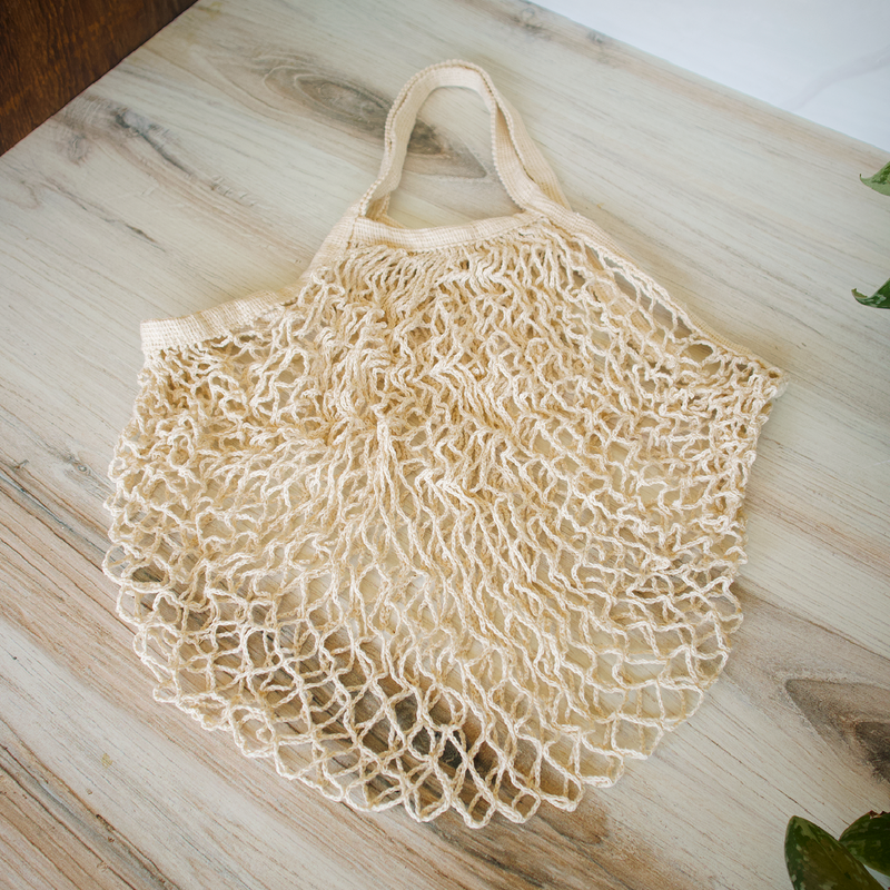 Love of Earth Co. LARGE Mesh Cotton Produce Bags Tan