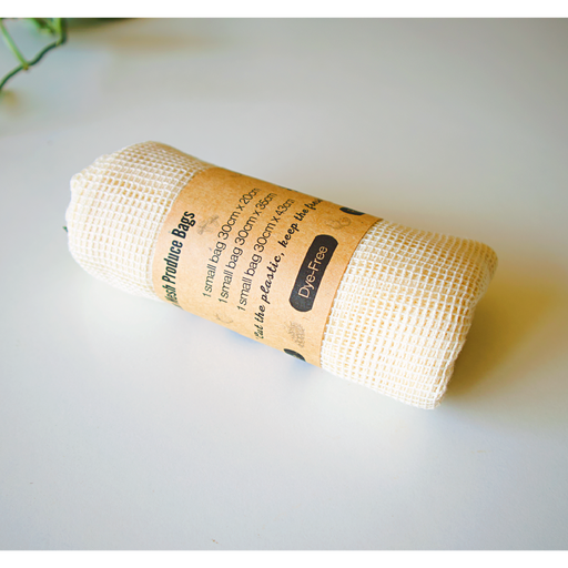 Love of Earth Co. Produce Mesh Bags (Set of 3) Light Gray