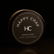 Happy Chap Happy Chap Oak + Leather Shaving Collection Shavng Set Black Shaving Soap 4oz