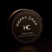 Happy Chap Happy Chap Smoke + Caramel Shaving Collection Shaving Set Black Shaving Soap 4oz