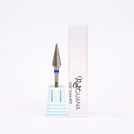Red Iguana LLC Cone Shaped Nail Bit #23 - Hard Alloy Nail Bit White Smoke