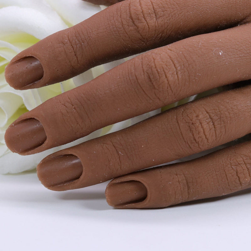 Red Iguana LLC Set of Two 2.0 Full Silicone Practice Hands (Left and Right) 2.0 Hand Lavender Set of 2 (Left and Right) hands / Poseable / Analuisa,Set of 2 (Left and Right) hands / Regular / Analuisa