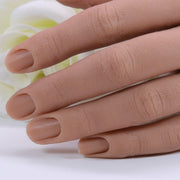 Red Iguana LLC Set of Two 2.0 Full Silicone Practice Hands (Left and Right) 2.0 Hand Rosy Brown Set of 2 (Left and Right) hands / Poseable / Liza,Set of 2 (Left and Right) hands / Regular / Liza