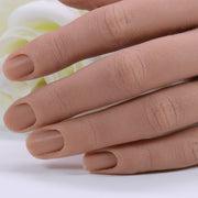 Red Iguana LLC Set of Two 2.0 Half Silicone Practice Hands (Left and Right) 2.0 Hand Rosy Brown Set of 2 (Left and Right) hands / Poseable / Liza,Set of 2 (Left and Right) hands / Regular / Liza