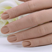 Red Iguana LLC Set of Two 2.0 Full Silicone Practice Hands (Left and Right) 2.0 Hand Rosy Brown Set of 2 (Left and Right) hands / Poseable / April,Set of 2 (Left and Right) hands / Regular / April