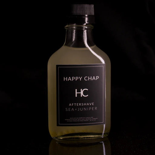 Happy Chap Happy Chap Sea + Juniper Shaving Collection Shaving Set Black Aftershave Splash 4oz
