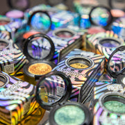Rude Cosmetics Hypnotic Hyper Duo Chrome Eyeshadow Single Eyeshadows Dark Slate Gray Mesmer Eyes,Lucid Dream,Psychosomatic,State of Mind,Incognito,Surrealism,Disorient,Daydream,Clairvoyance,Delirium