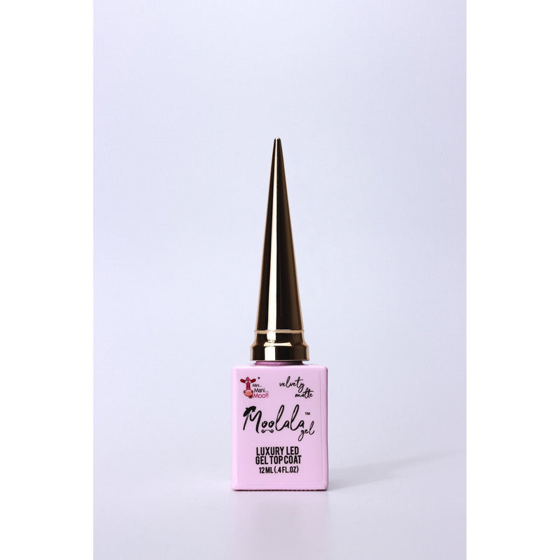 minimanimoo Moolala™ Velvety Matte Gel Top Coat Nail Polish Lavender