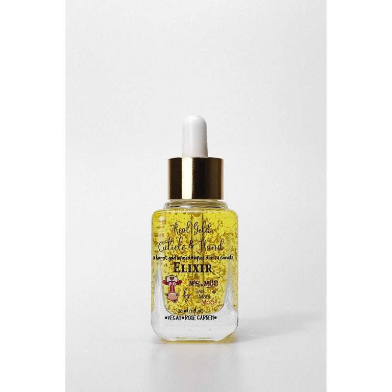 minimanimoo Ms. Moo™ 24k Gold Elixir For Hands & Cuticles Rose Garden Lavender