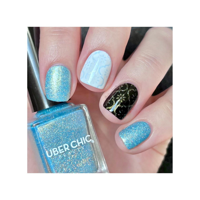 UberChic Beauty Moonstone - Stamping Polish Stamping Polish Dark Gray