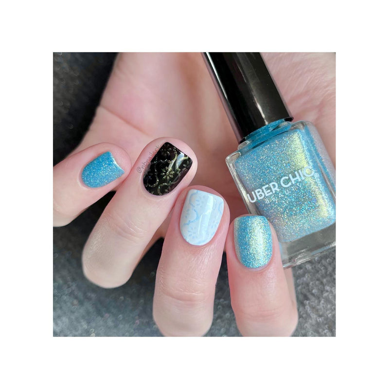 UberChic Beauty Moonstone - Stamping Polish Stamping Polish Dark Gray