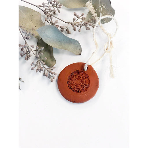 Butter Me Up Organics Terra Cotta Essential Oil Diffuser / Air Freshener Home White Smoke
