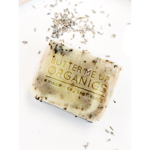 Butter Me Up Organics Harmony Soap- Lavender, Patchouli and Vanilla PALM FREE Soap Antique White Harmony Soap