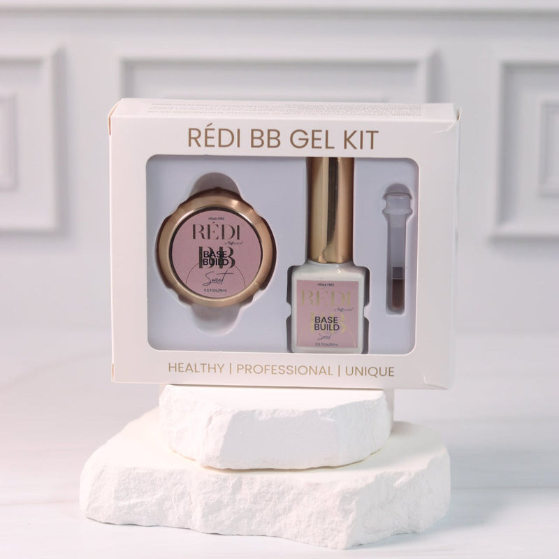 Red Iguana LLC "SWEET" BB Gel Kit - Light Pink Base and Builds Dark Slate Gray