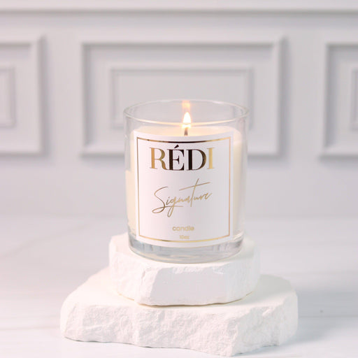 Red Iguana LLC RÉDI Signature Candle Candle Light Gray