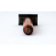 CreationsByWill Mahogany Wood Double Edge Razor Double Edge Razor White Smoke chrome,gold,gunmetal,red brass,brass