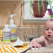 California Baby (No added fragrance)™ Sensitive Skin Bath Essentials Bundles Rosy Brown big sizes,small sizes