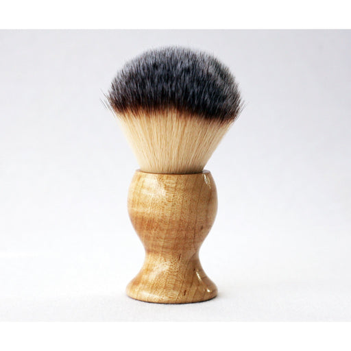 CreationsByWill Maple Plisson Lather Brush Lather Brush White Smoke