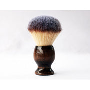 CreationsByWill Walnut Wood Hand Crafted Shave Set with Gunmetal Safety Razor Shave Set White Smoke