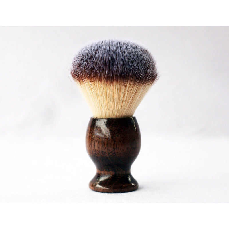 CreationsByWill Walnut Wood Hand Crafted Shave Set with Gunmetal Safety Razor Shave Set White Smoke