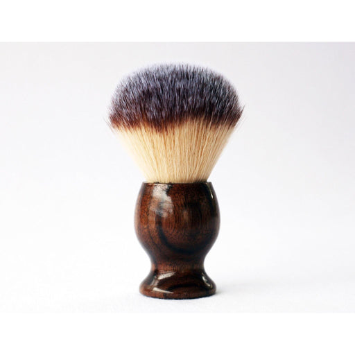 CreationsByWill Walnut plisson Lather shave Brush Lather Brush White Smoke