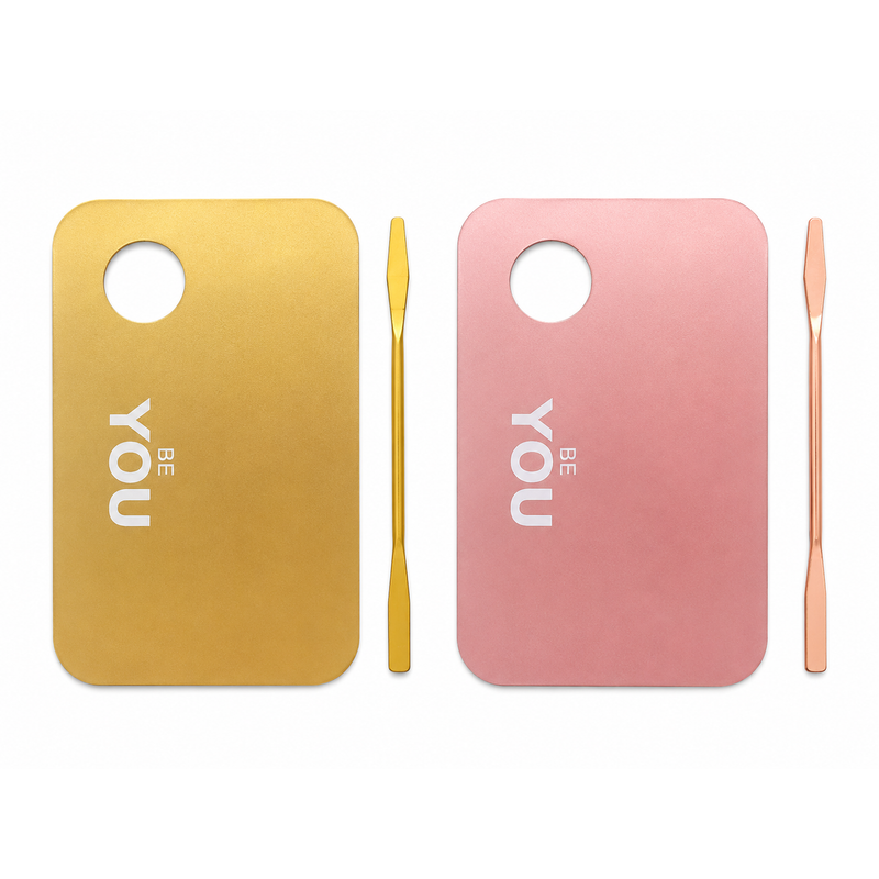 nbmsupply BEYOU Pallet for color mixing Dark Salmon Gold,Pink