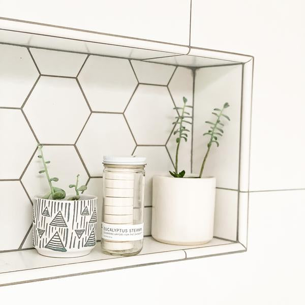 No Tox Life EUCALYPTUS STEAM® Cleansing vapors for the shower® - Normal Jar - No Tox Life® White Smoke