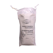 nbmsupply Komilfo Protective Pads – protective lint-free wipes, 100 pcs 834050 White Smoke