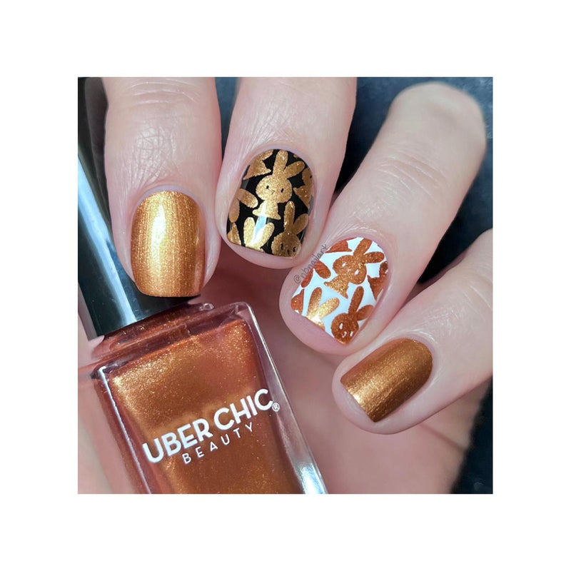 UberChic Beauty Caramel Apple - Stamping Polish Stamping Polish Dark Gray